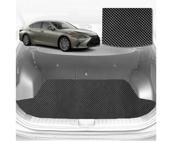 6D Diamond Car Boot Mat for Lexus ES 2019 - Current 70R (Sedan) - Heavy Duty Carpet Liner