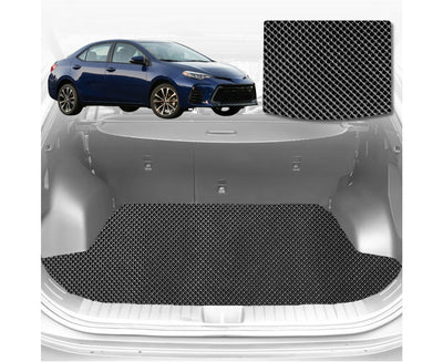 6D Diamond Car Boot Mat for Toyota Corolla 2019 - Current Sedan (Sedan) - Heavy Duty Carpet Liner