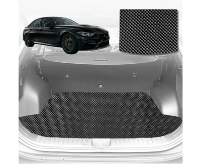 6D Diamond Car Boot Mat for BMW M3 2014 - 2019 (F80)  - Heavy Duty Carpet Liner