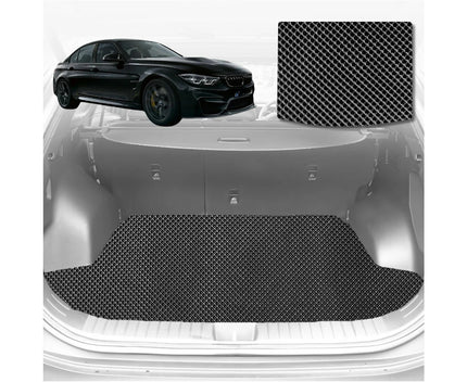 6D Diamond Car Boot Mat for BMW M3 2014 - 2019 (F80)  - Heavy Duty Carpet Liner