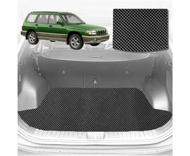6D Diamond Car Boot Mat for Subaru Forester 2002 - 2008 (SG 79V)  - Heavy Duty Carpet Liner