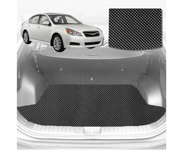 6D Diamond Car Boot Mat for Subaru Liberty 2009 - 2014 5GEN (Sedan) - Heavy Duty Carpet Liner