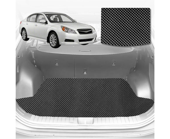 6D Diamond Car Boot Mat for Subaru Outback 2009 - 2014 4GEN (Wagon) - Heavy Duty Carpet Liner