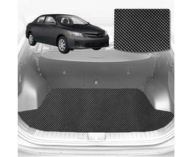 6D Diamond Car Boot Mat for Toyota Corolla 2007 - 2012 Hatch/Sedan (E140/150) (Hatch) - Heavy Duty Carpet Liner