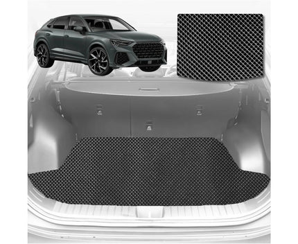 6D Diamond Car Boot Mat for Audi Q3 RSQ3 2018 - Current F3 (SUV) - Heavy Duty Carpet Liner