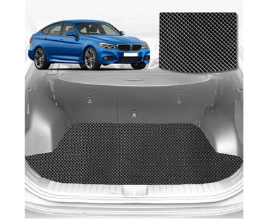 6D Diamond Car Boot Mat for BMW 3 Series 2011 - 2018 (F30 F31) (Sedan) - Heavy Duty Carpet Liner
