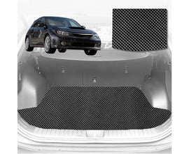 6D Diamond Car Boot Mat for Subaru WRX 2008 - 2014 (Hatch) - Heavy Duty Carpet Liner