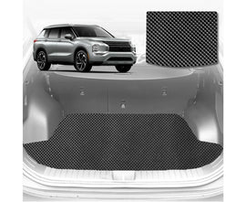6D Diamond Car Boot Mat for Mitsubishi Outlander 2022 - Current (ZM) (3rd Row seats up/7 seater) - Heavy Duty Carpet Liner