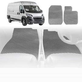 6D Diamond Car Floor Mats for FIAT Ducato 2006 - Current - Custom-Fit Carpet Liner - 0