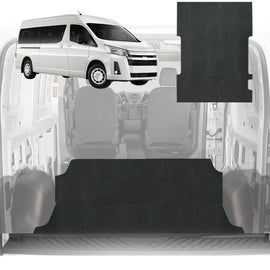 6D Diamond Van Cargo Mat for Toyota Hiace (SLWB Left Sliding Door) 2019 - Current - 3 Pcs