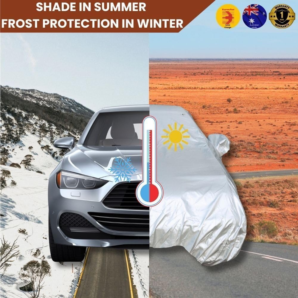 Silver Shield Outdoor Car Cover for Mazda CX-30 Small SUV 2019 - Current (DM) L - Grey