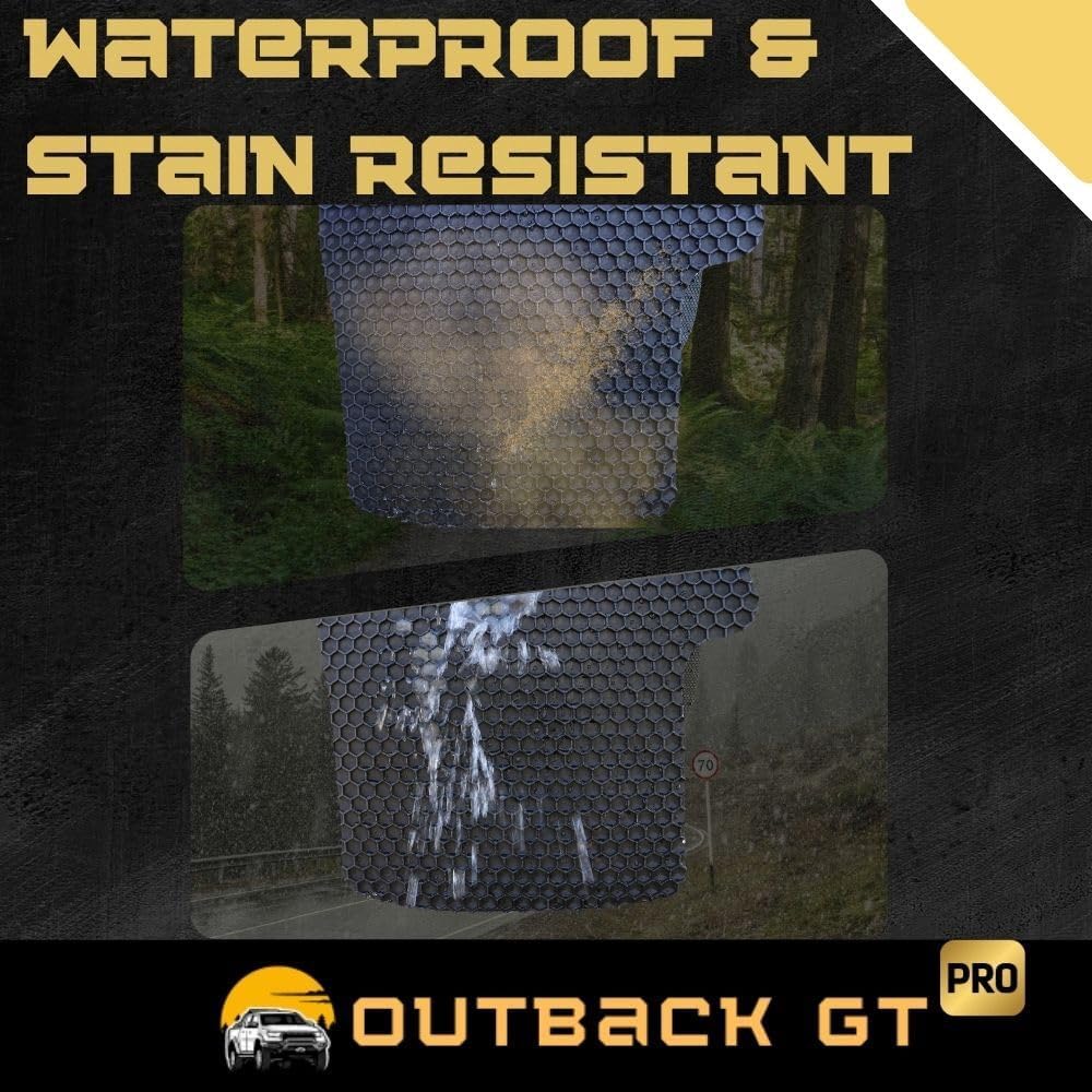 Outback GT 6D Pro Ute Tub Mat for RAM 1500 Limited (DT) 2019-Current without rambox 6ft 4in bed length - Custom Fit - Durable Poly Material - 2025 Upgraded & Non-Slip - Waterproof - Black