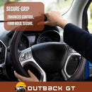 Steering Wheel Cover for Volvo EX30 2025 - Current  - Black Microfiber Leather - D-Shape 38 cm-4