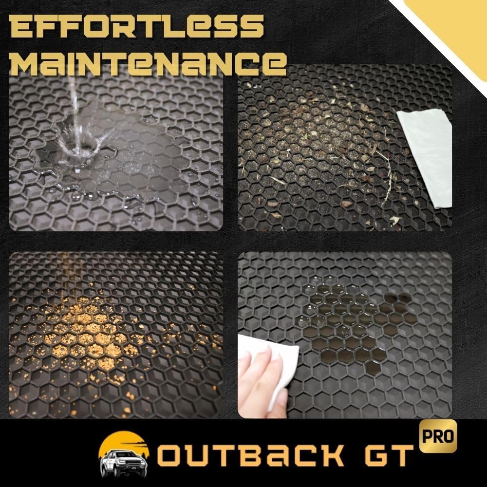 6D Pro Ute Tub Mat for Isuzu D-Max Crew Cab (RT50/85) 2011-2020 (with Spray on Liner or no Liner) - Black