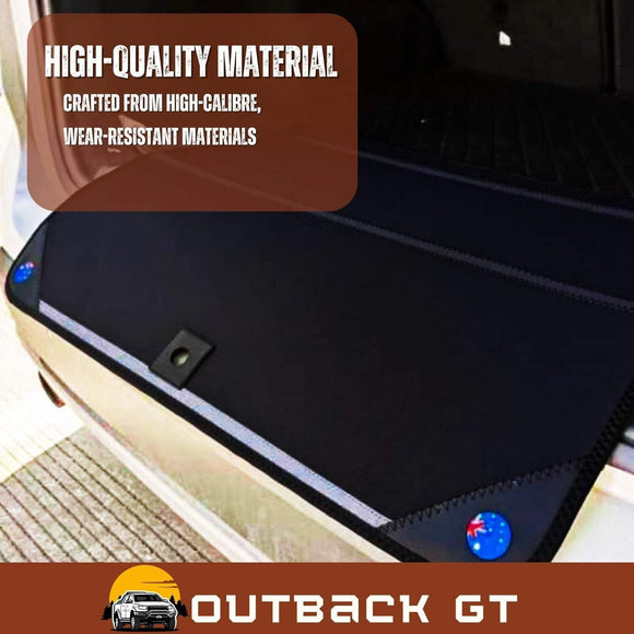 Rear Cargo Boot Bumper Protector for Ford Escape 2020 - Current ZH - XL (98 x 55) - Black