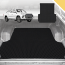 6D Pro Ute Tub Mat for LDV T60 Max T60 Pro 2017-Current (with Spray on Liner or no Liner)- Black-1