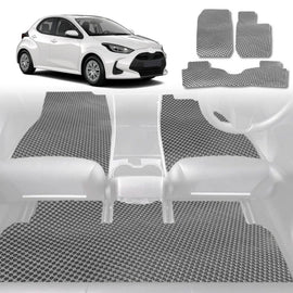 6D Diamond Car Floor Mats for Mazda BT-50 Dual Cab 2011 - 2020 (UP UR) - Custom-Fit Carpet Liner - 0