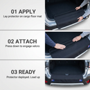 Rear Cargo Boot Bumper Protector for Lexus LS 2018 - Current (XF50) - Standard (72 x 55) - Black-8