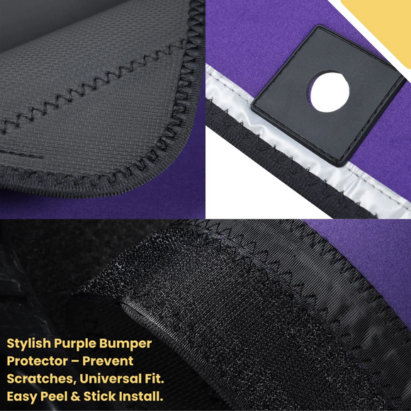 Rear Cargo Boot Bumper Protector for Aston Martin V8 Vantage Coupe 2005 - 2017 (V8) - Standard (72 x 55) - Purple
