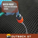 6D Diamond Ute Tub Mat for Mazda BT-50 Dual Cab (UP UR) 2011-2020 (with Factory Plastic tub Liner) - Black & Grey-9