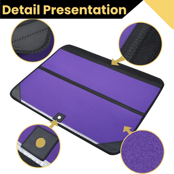 Rear Cargo Boot Bumper Protector for Aston Martin V8 Vantage Coupe 2009 - 2018 (V12) - Standard (72 x 55) - Purple