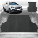 6D Diamond Ute Tub Mat for Mercedes-Benz X-Class Ute 2017-2021 (with Spray on Liner or no Liner) - Black & Grey-1