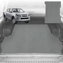 6D Diamond Ute Tub Mat for Isuzu D-Max Crew Cab RG 2020-Current (with Spray on Liner or no Liner) - Black & Grey-2