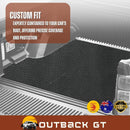 6D Diamond Ute Tub Mat for RAM 1500 Laramie (DT) 2019-Current Without rambox 6ft 4in Bed Length - Black & Grey-11
