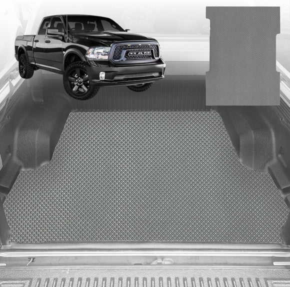6D Diamond Ute Tub Mat for RAM 1500 Express (DT) 2019-Current - Black & Grey