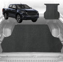 6D Diamond Ute Tub Mat for Mazda BT-50 Dual Cab (UP UR) 2011-2020 (with Spray on Liner or no Liner) - Black & Grey-1