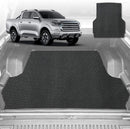6D Diamond Ute Tub Mat for GWM Haval Great Wall Cannon Ute NPW 2019-Current - Black & Grey-1