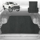 6D Diamond Ute Tub Mat for Chevrolet Silverado (GMT T1XX) 2019-Current 6ft 10in Bed Length - Black & Grey - 2 Pcs-1