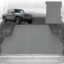 6D Diamond Ute Tub Mat for Jeep Gladiator JT 2020-Current (With Spray On Liner or No Liner) - Black & Grey-2