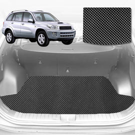 6D Diamond Car Boot Mat for Toyota RAV4 2000 - 2005 2-Door (XA20)  - Heavy Duty Carpet Liner