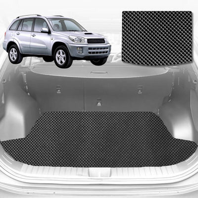 6D Diamond Car Boot Mat for Toyota RAV4 2000 - 2005 2-Door (XA20)  - Heavy Duty Carpet Liner