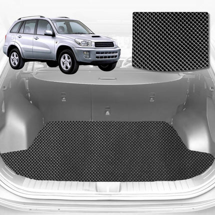 6D Diamond Car Boot Mat for Toyota RAV4 2000 - 2005 2-Door (XA20)  - Heavy Duty Carpet Liner