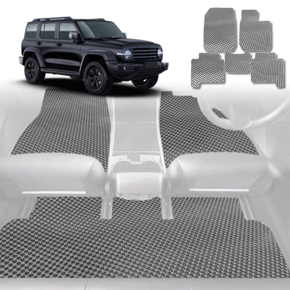 6D Diamond Car Floor Mats for GWM Haval Tank 300 2023 - Current (P01) - Custom-Fit Carpet Liner