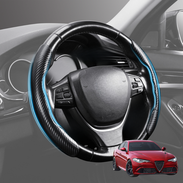 Segmented Steering Wheel Cover for Alfa Romeo Giulia 2016 - Current (952) - Universal Size
