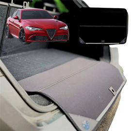 Rear Cargo Boot Bumper Protector for Alfa Romeo Giulia 2016 - Current (952) - Standard (72 x 55) - Black