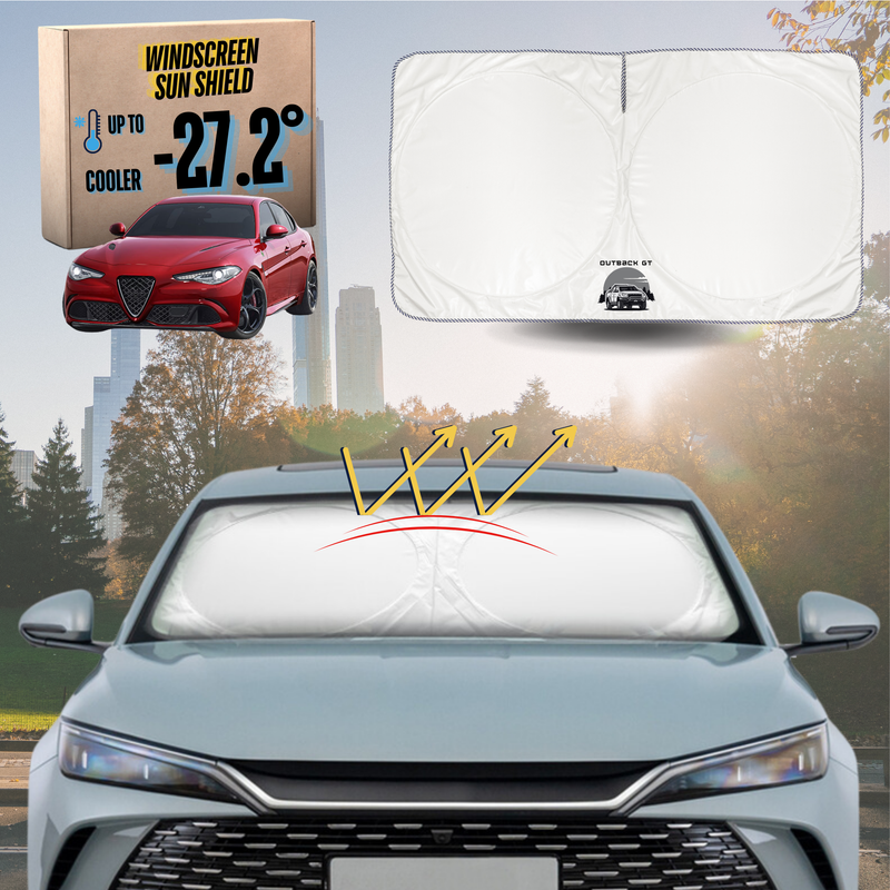 Front Windscreen Sun Shade for Alfa Romeo Giulia 2016 - Current (952) - Standard 150 x 85 cm