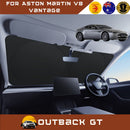 Front Windscreen Sun Shade for Aston Martin V8 Vantage Coupe 2005 - 2017 (V8) - Standard 150 x 85 cm - Black-1