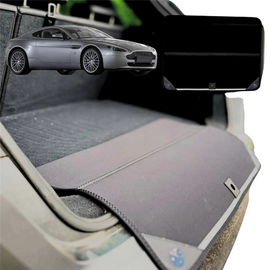 Rear Cargo Boot Bumper Protector for Aston Martin V8 Vantage Coupe 2005 - 2017 (V8) - Standard (72 x 55) - Black