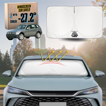 Front Windscreen Sun Shade for BMW X3 2003 - 2010 (E83) - Standard 150 x 85 cm