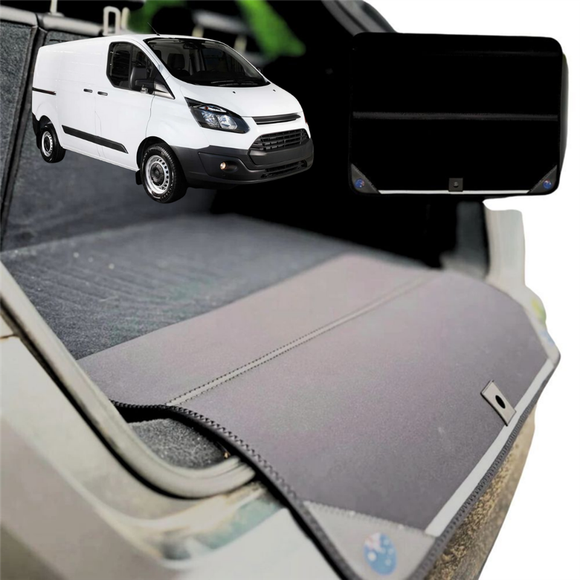 Rear Cargo Boot Bumper Protector for Ford Transit Sport 2014 - Current - XL (98 x 55) - Black