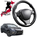 Black Samurai Segmented Steering Wheel Cover for Lexus RZ 2023 - Current (EB10)-1