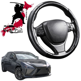 Black Samurai Segmented Steering Wheel Cover for Lexus RZ 2023 - Current (EB10)
