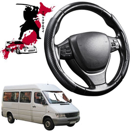 Black Samurai Segmented Steering Wheel Cover for Mercedes-Benz Sprinter 1995 - 2006 (T1N)