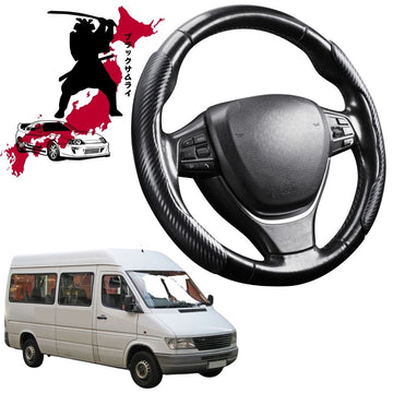 Black Samurai Segmented Steering Wheel Cover for Mercedes-Benz Sprinter 1995 - 2006 (T1N)