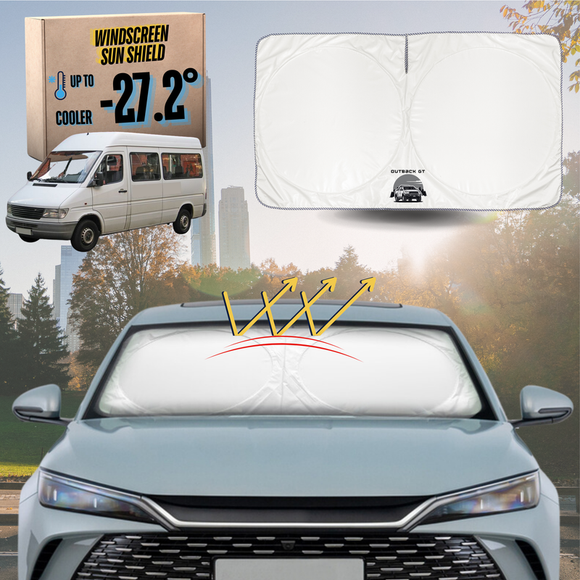 Front Windscreen Sun Shade for Mercedes-Benz Sprinter 1995 - 2006 (T1N) - XL 160 x 100 cm