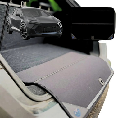 Rear Cargo Boot Bumper Protector for Toyota C-HR 2024 - Current Koba- Standard (72 x 55) - Black Black